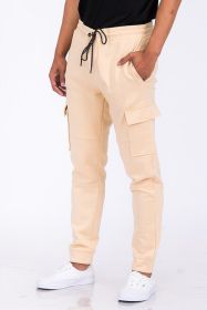 Cargo Jogger Sweats (Color: Blue, size: L)