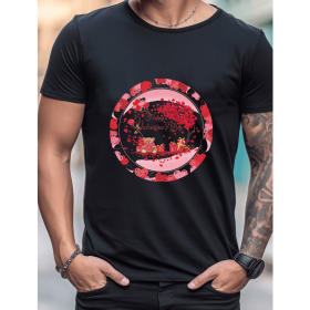 Celebrate in Style with This 100% Cotton Men's Valentine's Day Tee (Style: 270)