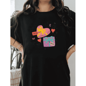 Casual Women's Cotton T-Shirt with Bow Detail - Trendy and Comfortable for Every Season (Style: 373)