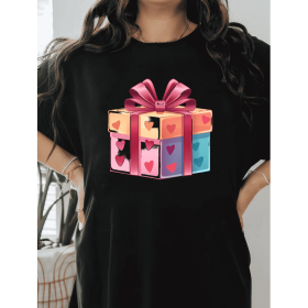 Casual Women's Cotton T-Shirt with Bow Detail - Trendy and Comfortable for Every Season (Style: 481)